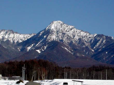 八ヶ岳の冬: